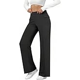 SEMARO High Waisted Casual Pants for Women Business Dress Work Office Stretchy Pants with Pockets