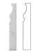 Italian Carrara White Marble Polished 5 X 12 Baseboard - Box of 5 Pcs.