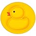 Qshare Toddler Plate, Portable Baby Plates for Toddlers and Kids, BPA-Free Strong Suction Plates for Toddlers, Dishwasher & Microwave Safe Silicone Placemat 9x6x1.4 inch