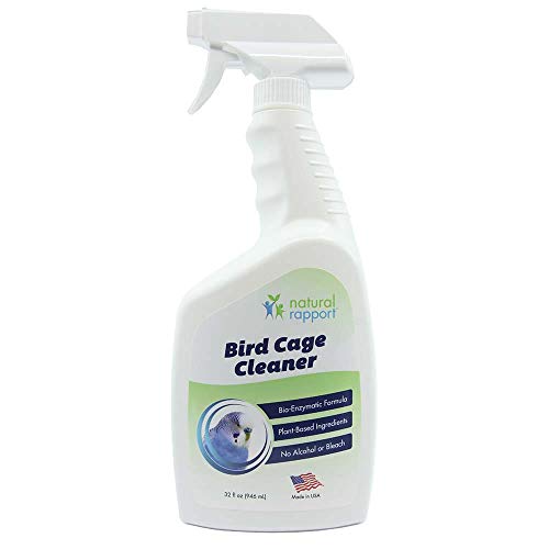 Bird Cage Cleaner Poop Remover Spray - Natural,