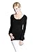 Nikibiki Long Sleeve Scoop Neck Top
