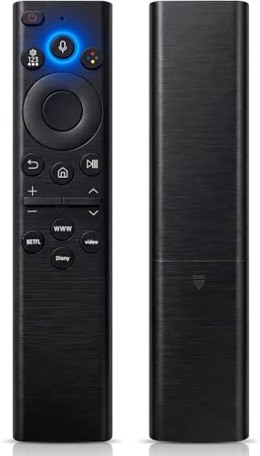 AMROAH Remote Control Replacement for Samsung Smart TV with Voice Control, Compatible with Frame, Curved, Crystal UHD Models 2019–2026