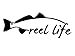 Reel life fishing trout red fish snook bait rod window sticker vinyl decal
