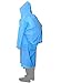 AIRCEE Lightweight Raincoat Rain Cape Poncho /w Backpack Position (Blue)