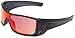 Oakley Men's OO9101 Batwolf Rectangular Sunglasses, Matte Black Ink/Ruby Iridium, 27 mm