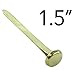 Clipco Paper Fasteners Extra Large 1.5-Inch Brass Plated (100-Pack)