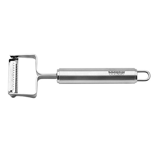Weis Peeler Gourmet Julienne, Stainless Steel, Silver, 17.5 x 5.8 x 2 cm