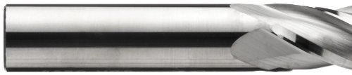 Niagara Cutter N85526 Carbide Ball Nose End Mill, Inch, Uncoated (Bright) Finish, Roughing and Finishing Cut, 30 Degree Helix, 4 Flutes, 2.5" Overall Length, 0.375" Cutting Diameter, 0.375" Shank Diameter