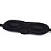 WDDH Shade 3D Eye Mask Soft Silk Sleep Adjustable Eye Mask Eyeshade Eyepatch Aircraft Travel (Black)