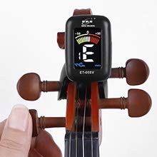 Eno Music Violin Viola Tuner and Rosin Kit for Violinist Beginners' Kit with Clip on Tuner Suitable for Viola, Cello, Bass