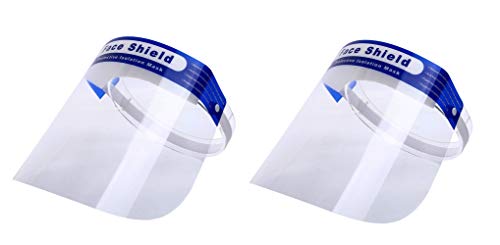 TEMPO DI SALDI Coppia Di Visiere Protettive Integrali In Policarbonato Trasparenti Regolabili