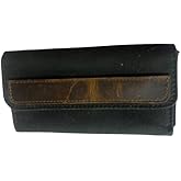 Leather Phone Holster Belt Clip Style for Men Cell Phone Holsters Leather Belt Pouch Horizontal Cell Phone Holder for Belt with Magnet Closure