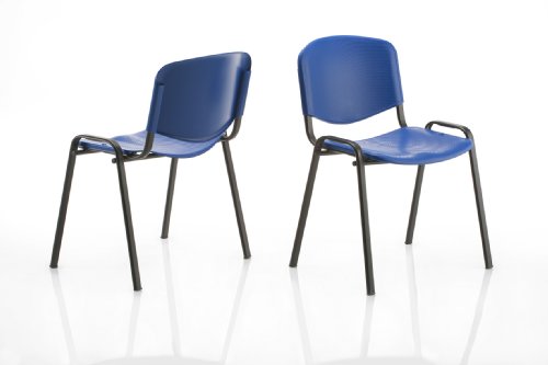 KARISMA-ISO-POINT-A-Sedia-In-Plastica-Casa-Ufficio-Attesa-Scuola-Bar-Blu
