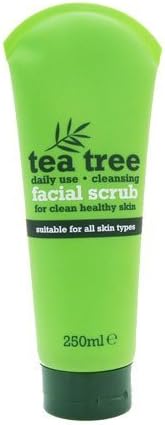Tea Tree Facial Scrub 250 ml Cleanses Oil Dead Skin Fresh Complexion