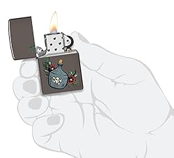 Zippo Moonshine Jug Design Black Ice Pocket Lighter