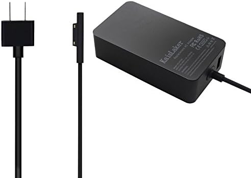 KaisLaker Surface Book Adapter Power Supply Charger for Microsoft Surface Pro 3 Pro 4 New Pro 5 Laptop Surface Pro (2017) Power Cord with 6.5Ft Model 1706 65W 15V 4A With USB 5V 1A /24 Months Warranty