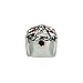 Seismic Audio - SAGA45 - Set of 3 Adjustable Fit Chrome Skull Electric Guitar Knobs with Red Eyes and Included Allen Wrench