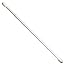 Dekondo Bastone per tende Rapid Fix-KClick estensibile, bianco, con ganci per finestra bloccabili per una zona di serraggio 15-20 mm, lunghezza: (75-110 cm