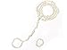 JKLcom Pearl Anklet Chain Pearl Barefoot Foot Jewelry Foot Jewelry Ankle Bridal Bracelet Women Barefoot Sandals Beach Wedding ,1 Pair( (Color 2)