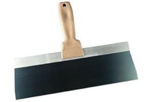 Goldblatt G05652 Blue Steel Taping Knife, Plastic Handle, 12"