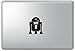 R2D2 Logo Mini Droid Star Wars - Apple Macbook Laptop Vinyl Sticker Decal