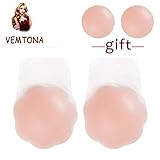 Nude & Waterproof Silicone Nipple Covers Pasties- Bundle of 3 Pairs By VAGA(One Size)