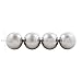 Chill-O Stainless Steel Whiskey Big Ice Balls Set of 4 - BIG BALLS Series - & Slip Free Tongs and Pouch Whiskey Chillers Wine Chillers Beer Chillers Vodka Chillers Champagne Chillers Spirits Chillers