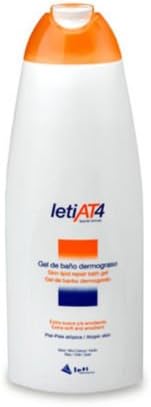 Leti At4 Skin Lipid Repair Bath Gel 750ml Atopic Skin Health Care Family