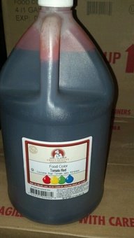 Click Here to See More Images Chef's Quality: Tomato Red Food Color 4/1 Gallon Case