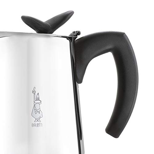 Bialetti - Musa Induction, Edelstahl Herd Espresso-Kaffeemaschine, Geeignet für Alle Herdarten, 1 Tasse (60ml), Silber – Bild 3