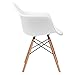 Poly and Bark Vortex Arm Chair, White