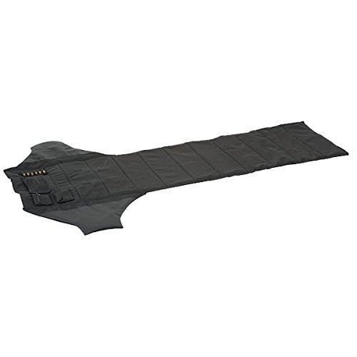 Ultimate Arms Gear Black Deluxe Roll Up Shooter's Shooting Sniper Hunting Protective Padded Mat with Ammo Shell Cartridge Bullet Holder & Pocket Pouches - Thumbnail 4