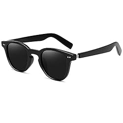 MEETSUN Vintage Round Polarized Sunglasses for