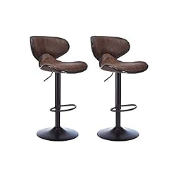 CangLong Stools Swivel Adjustable Barstool, Counter