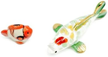 PertisFish Miniature Collectible Crystal Fancy Capp Fish Hand Blown Glass Art Fish Figurine Animals,No.13