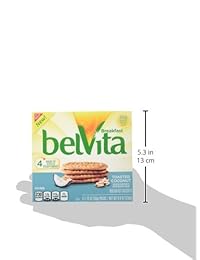 Galletas para el desayuno Belvita de coco tostado, cantidad de la caja 5, 8.8 onzas (Paquete de 6)