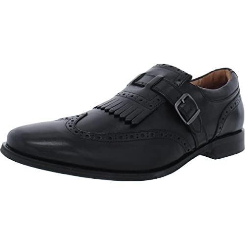 Vionic Men's Spruce Harrison Leather Monk Strap Dress Shoes with