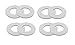 44SPORT Olympic Fractional Plates -Set of 1/2 lb Weights (8 Plates. Total Weight: 4lbs)