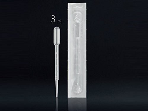 Gima 37954 Pasteur Pipette, Sterile, 3 ml, Pack of 1000