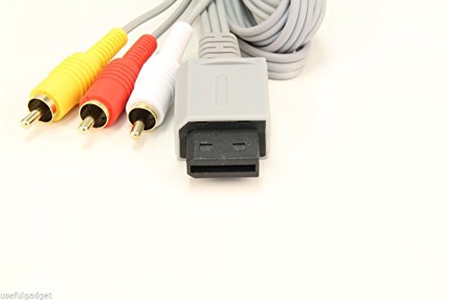Audio Video AV Composite 3 RCA Cable for Nintendo Wii NEW US SELLER - Thumbnail 2