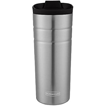 Rubbermaid Leak Proof Flip Lid Thermal Bottle, 16 oz., Black