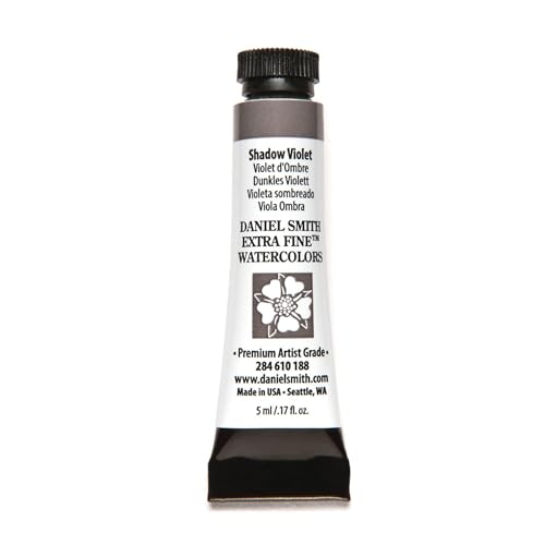 Daniel Smith Extra Fine Watercolor Paint, 5ml Tube, Shadow Violet, 284610188, 0…