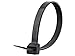 8 Inch Heavy Duty Black Cable Ties (120lbs) 100pk primary