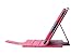 Lenovo TAB3 8 Case, 2016 Lenovo TAB3 A8 8 inch Tablet Model #TB3-850F Slim Folio Stand Protection Case by i-UniK with Bonus Stylus (Cute Pink)