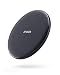 Anker Wireless Charger, PowerWave Pad, Compatible iPhone 11, 11 Pro, 11 Pro Max, Xs Max, XR, XS, X, 8, 8 Plus, AirPods Pro, 10W Fast-Charging Galaxy S20 S10 S9, Note 10 Note 9 Note 8 (No AC Adapter)