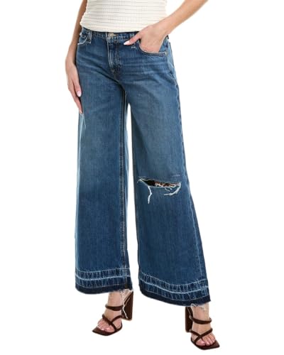 Hudson Women's Freya Low-Rise Skater Short, Rip Repair Winter, 26