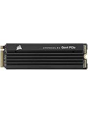 Corsair MP600 PRO LPX 1TB M.2 NVMe PCIe x4 Gen4 SSD - Optimized for PS5 (Up to 7,100MB/sec Sequential Read & 5,800MB/sec Sequential Write Speeds, High-Speed Interface, Compact Form Factor) Black