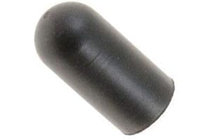 A Plus Parts House 1/4" Diameter Black Rubber Vacuum Caps (50pc)
