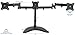 VIVO Black Triple Monitor Adjustable Freestanding Mount with Base – Articulating Stand | Holds 3 LCD Screens up to 30″ (STAND-V013P)thumb 1