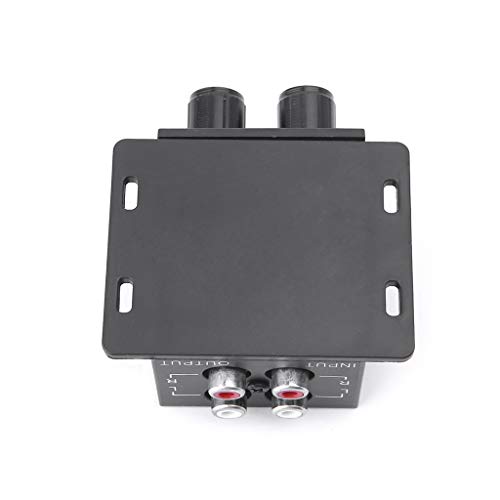 Autone Car Audio Regulator with Screws Amplifier Bass Subwoofer Stereo Equalizer Controller 4 RCA